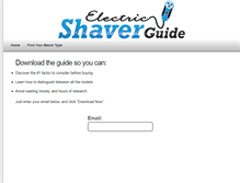 Tablet Screenshot of electric-shaver-report.com